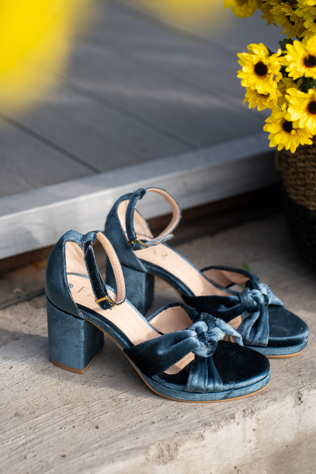 MARIA PLATAFORMA AZUL ÍNDIGO