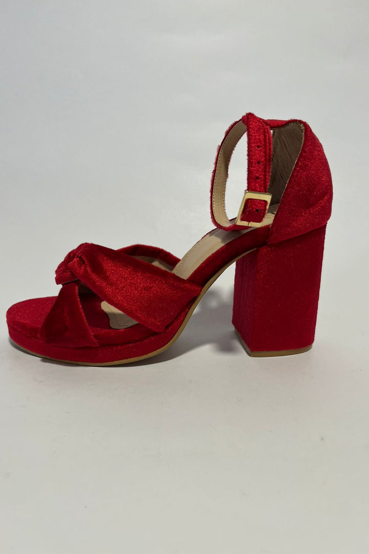 MARIA PLATAFORMA ROJO CHERRY