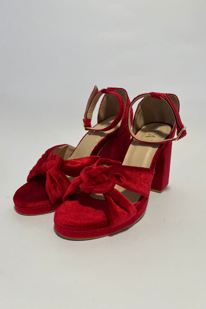MARIA PLATAFORMA ROJO CHERRY